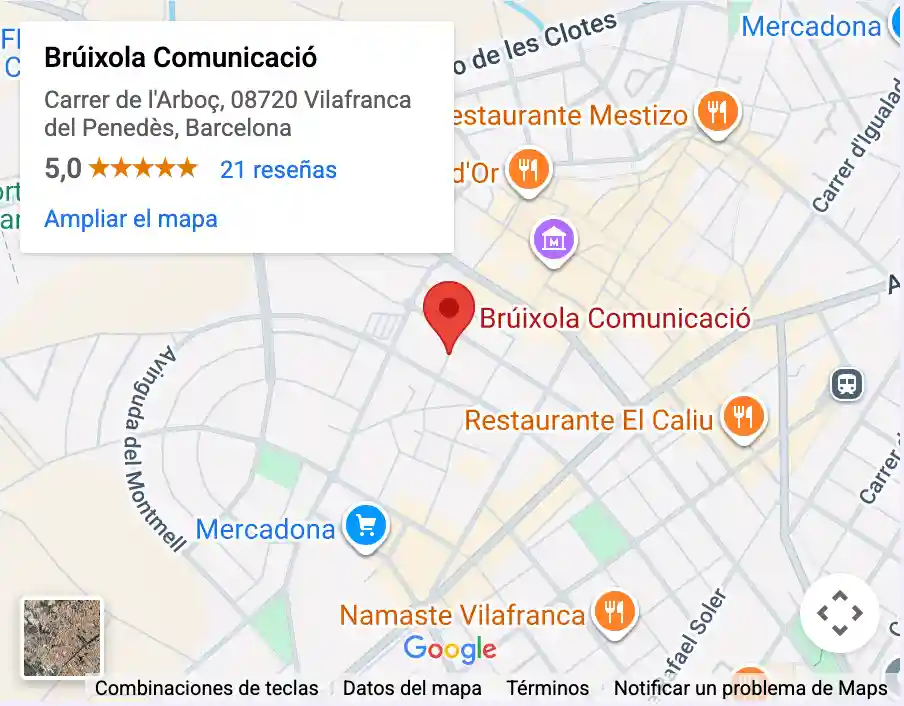google maps bruixola comunicacio